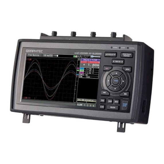 GL2000 midi LOGGER izolowany 4-kanałowy wysokonapięciowy, szybki rejestrator Graphtec